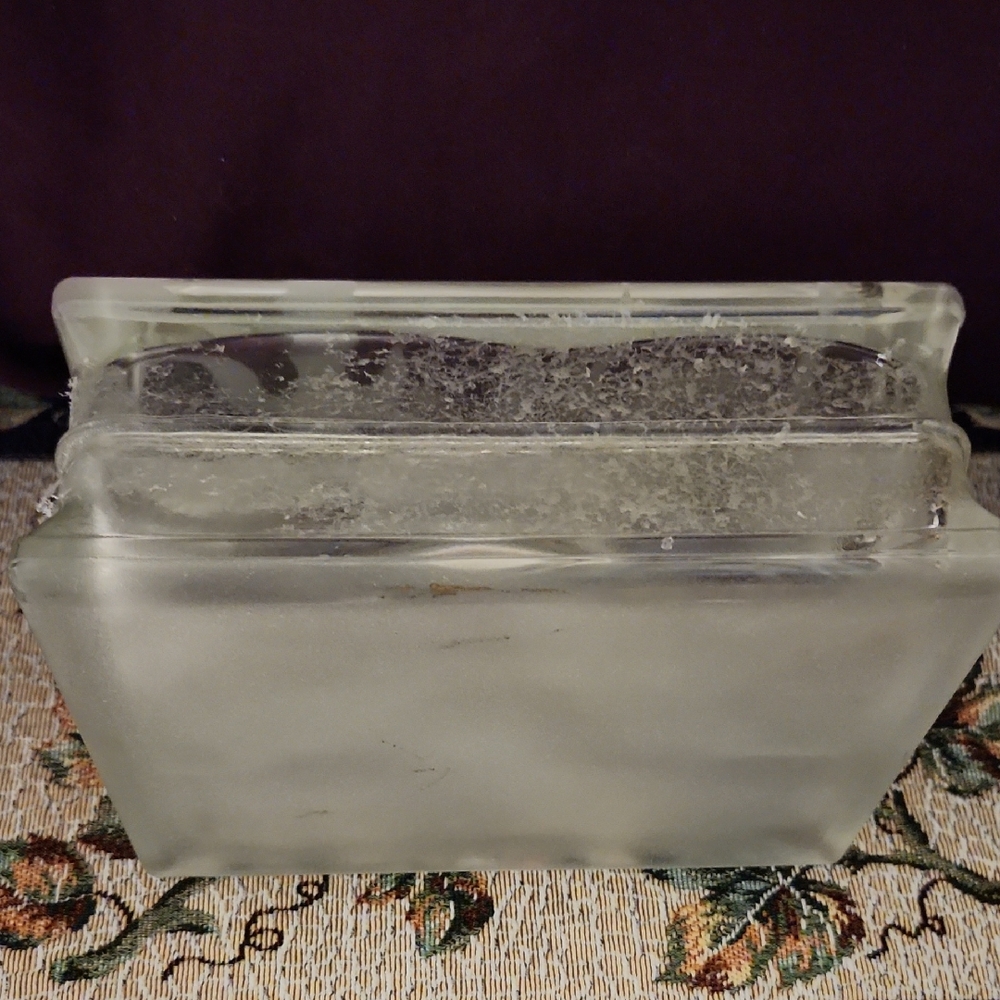 $40 Add On Cubed Frosted Glass Wolf Decor - Picture 8 of 11